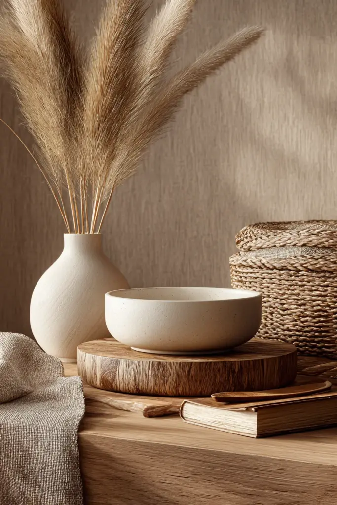 Japandi Natural Materials Detail