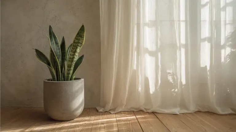 Japandi Plant Corner Vignette