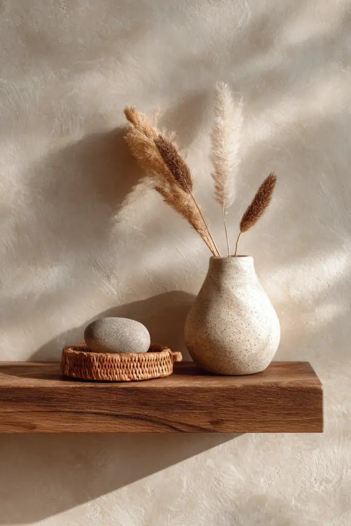 Japandi Shelf Styling