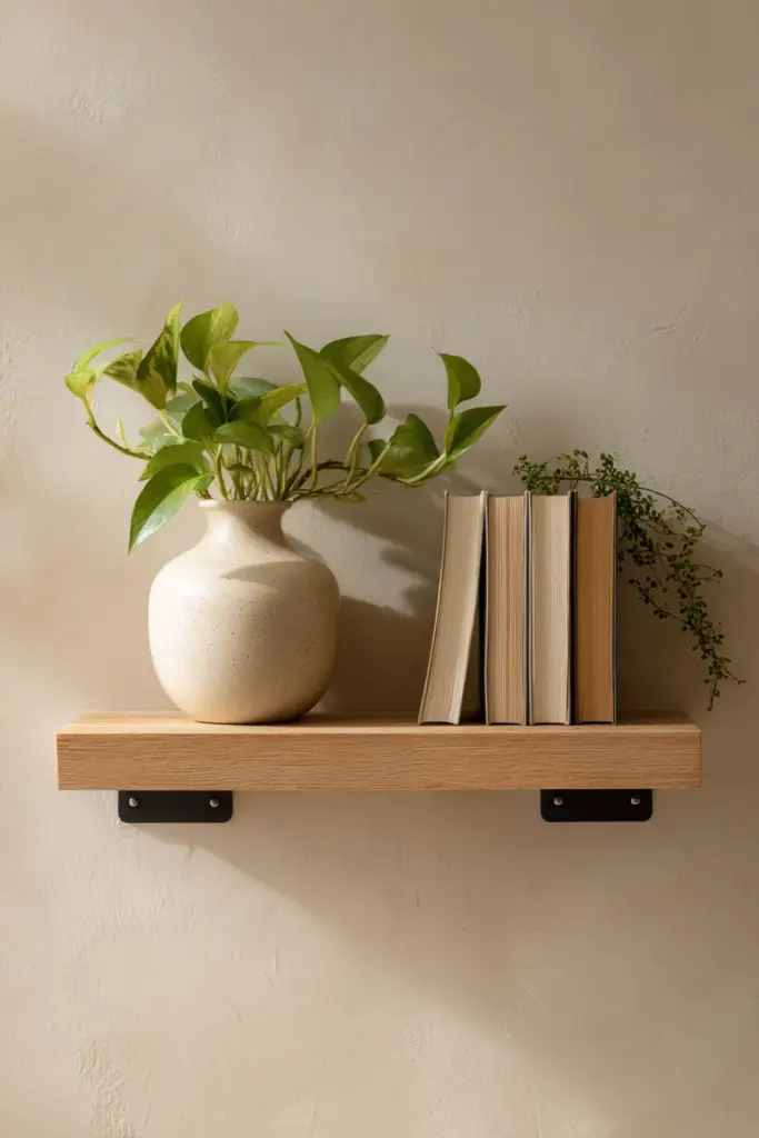 Japandi Shelf Styling