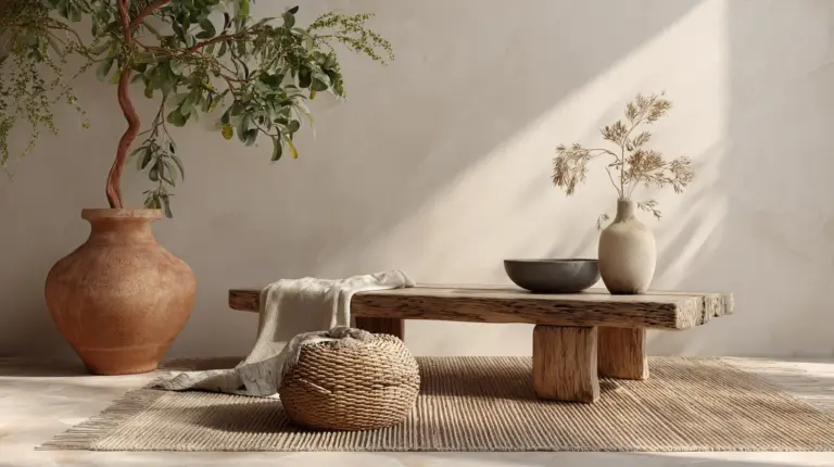 Japandi Sustainable Budget Living Room