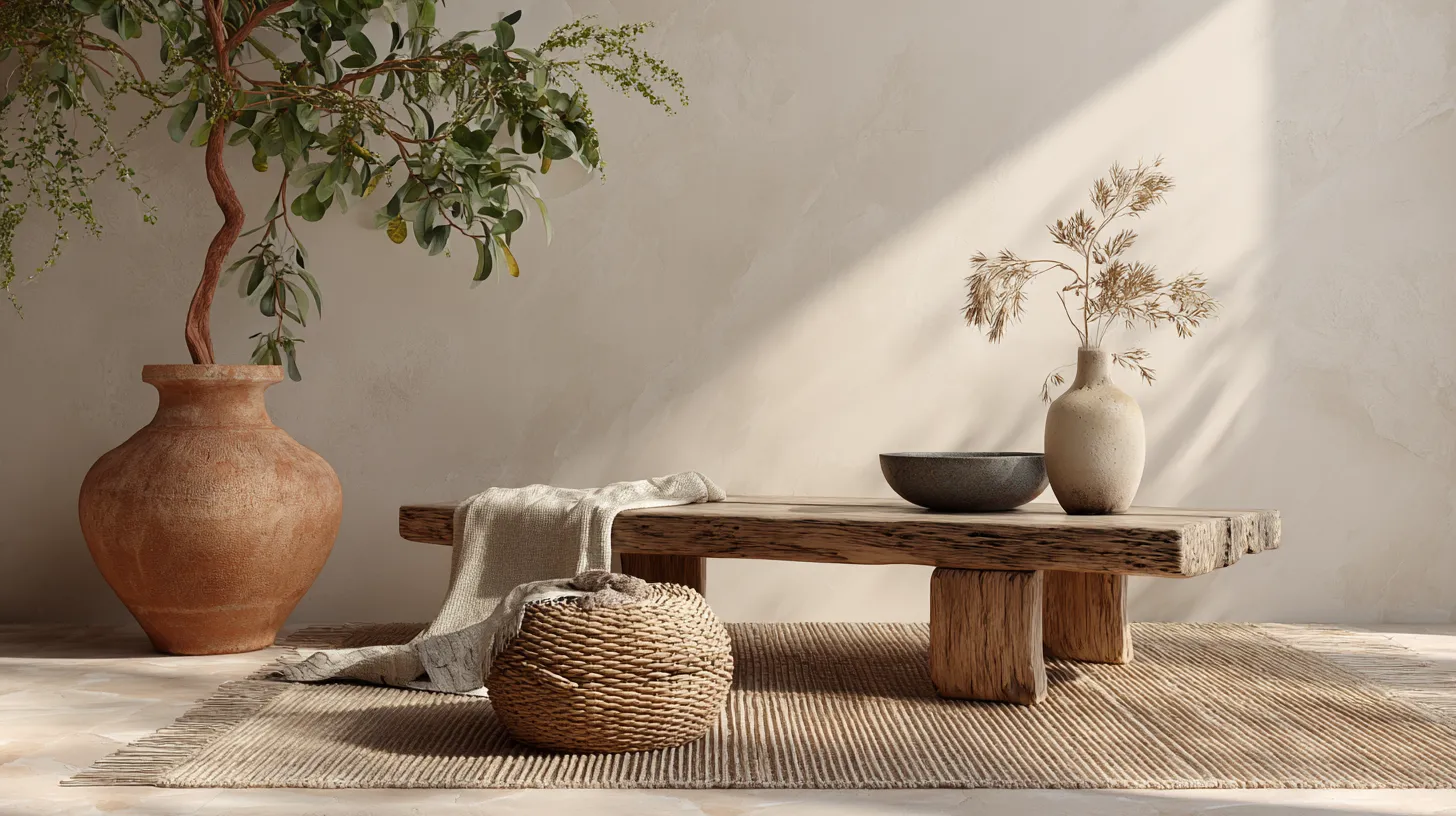 Japandi Sustainable Budget Living Room