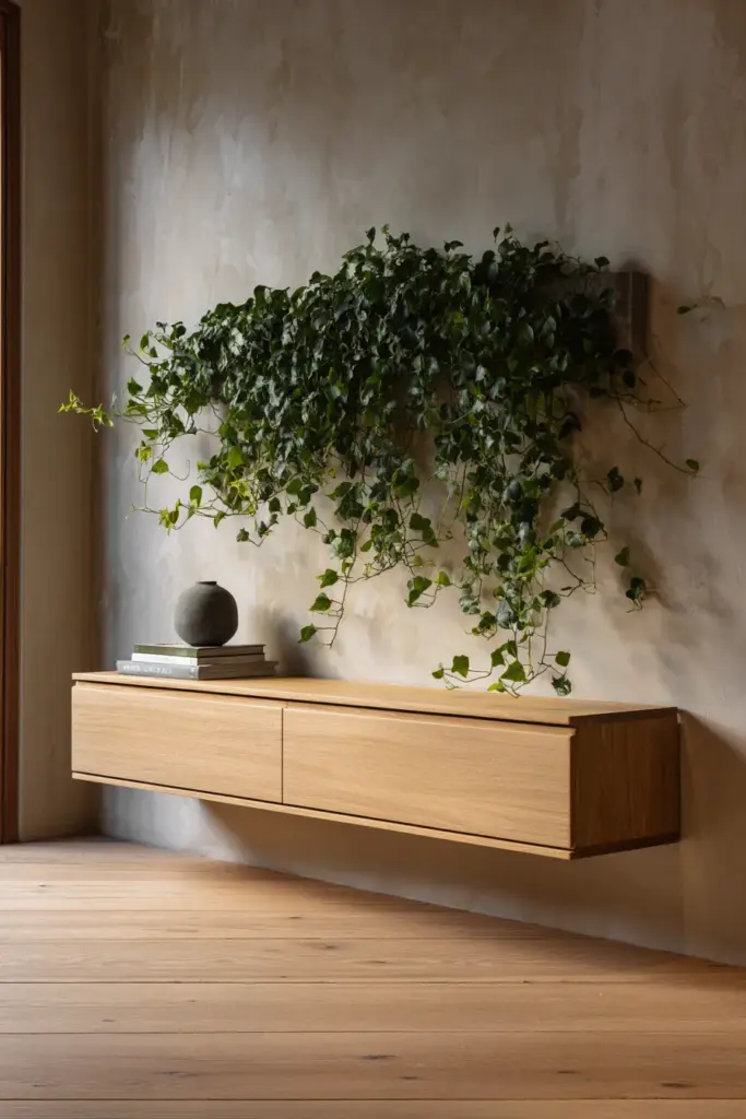 Japandi TV Console Wall