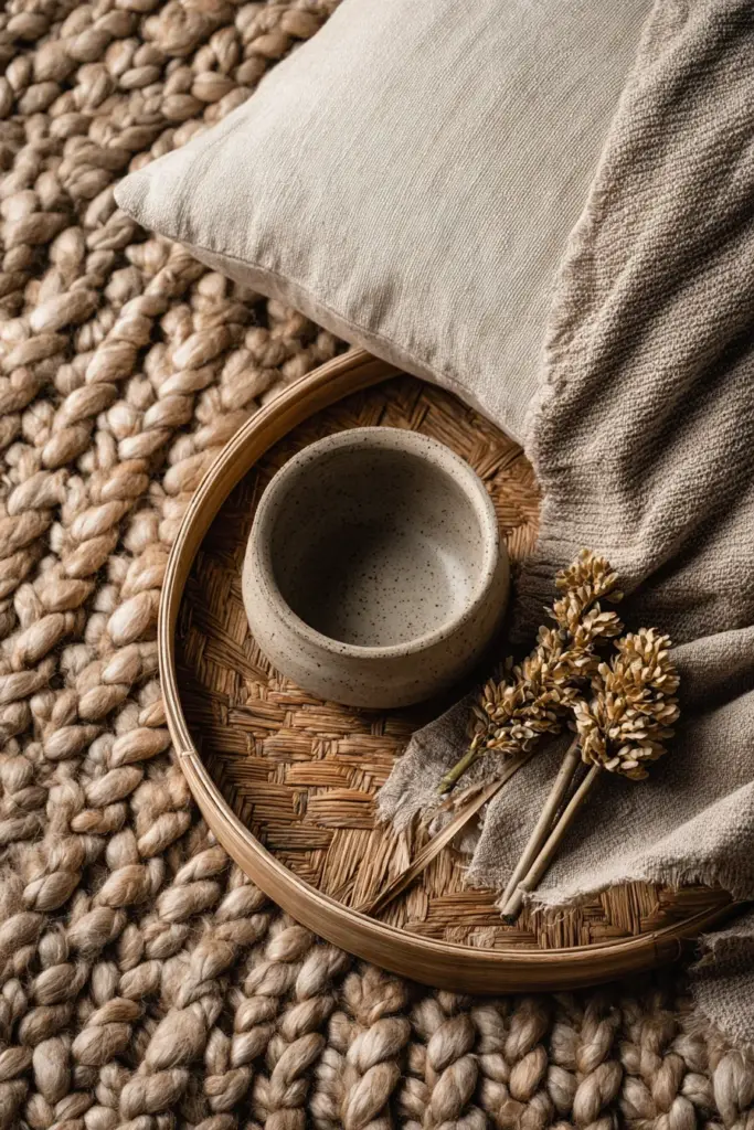 Japandi Textures & Woven Details