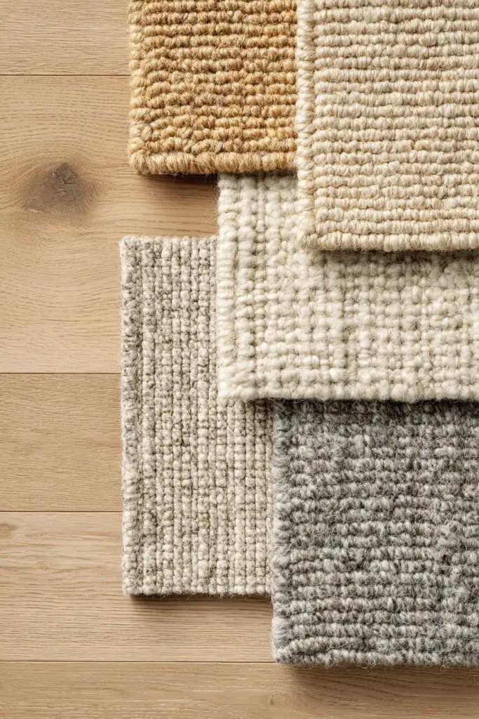 Natural Fiber Rug Textures for Japandi Spaces