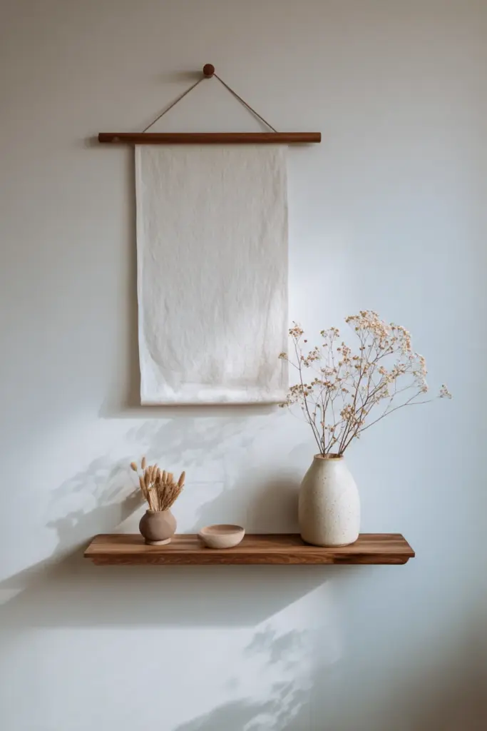 Renter-Friendly Japandi Wall