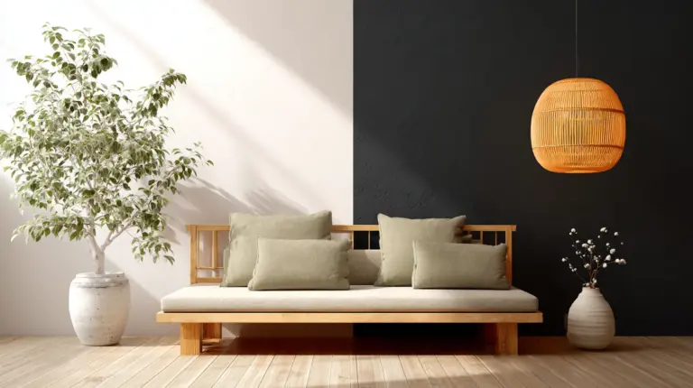 Scandi vs Japandi split room