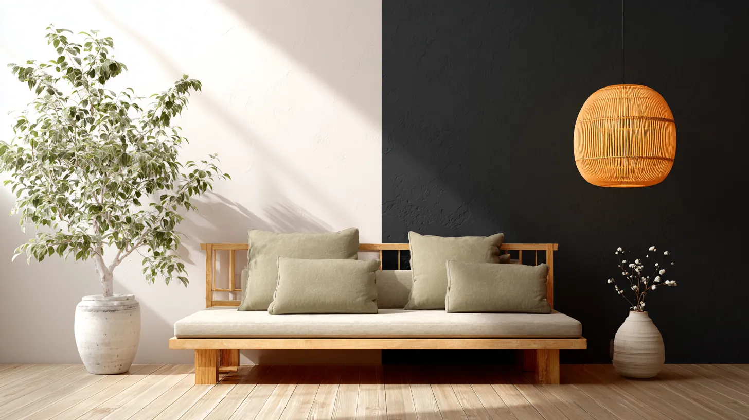 Scandi vs Japandi split room