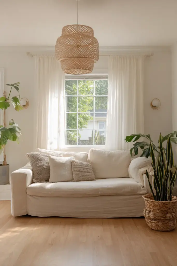 Small Space Japandi Lighting