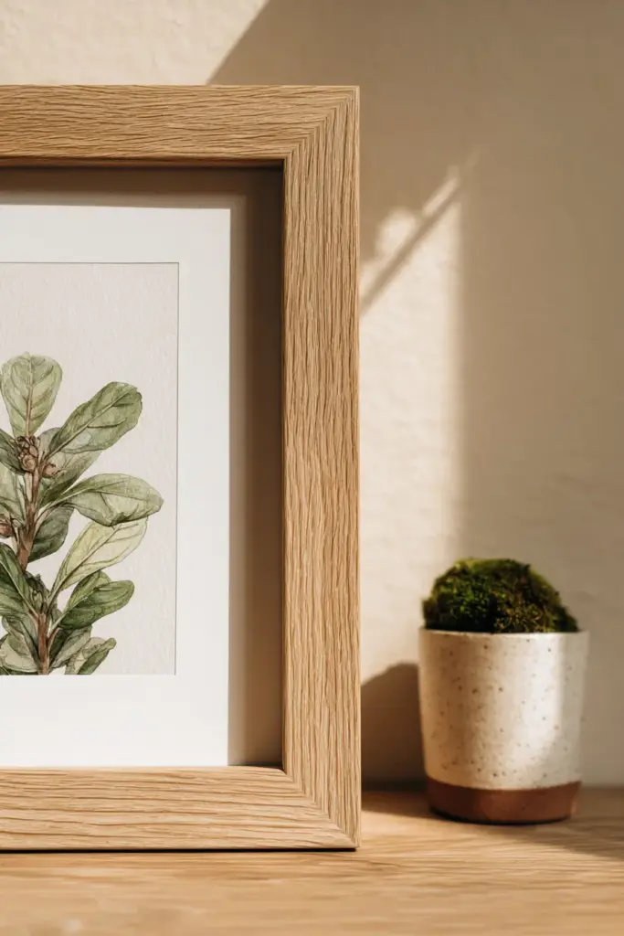 Sustainable Japandi Art Framing