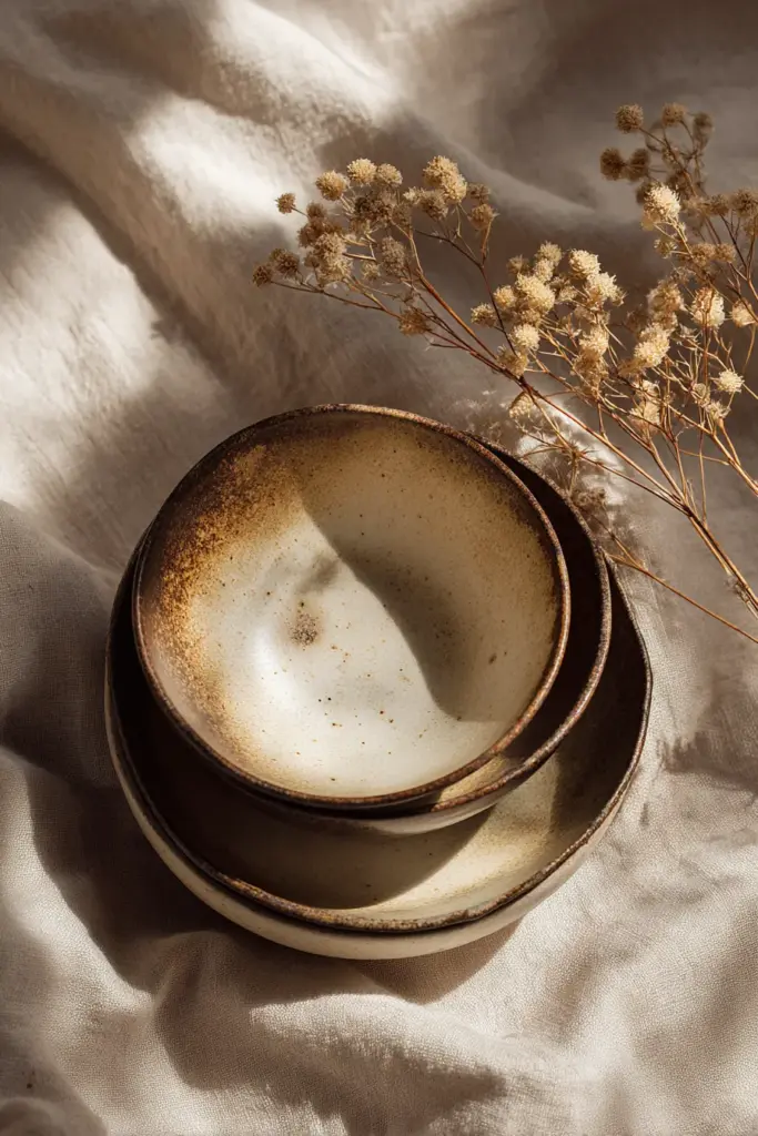 Wabi-Sabi Ceramics Still Life