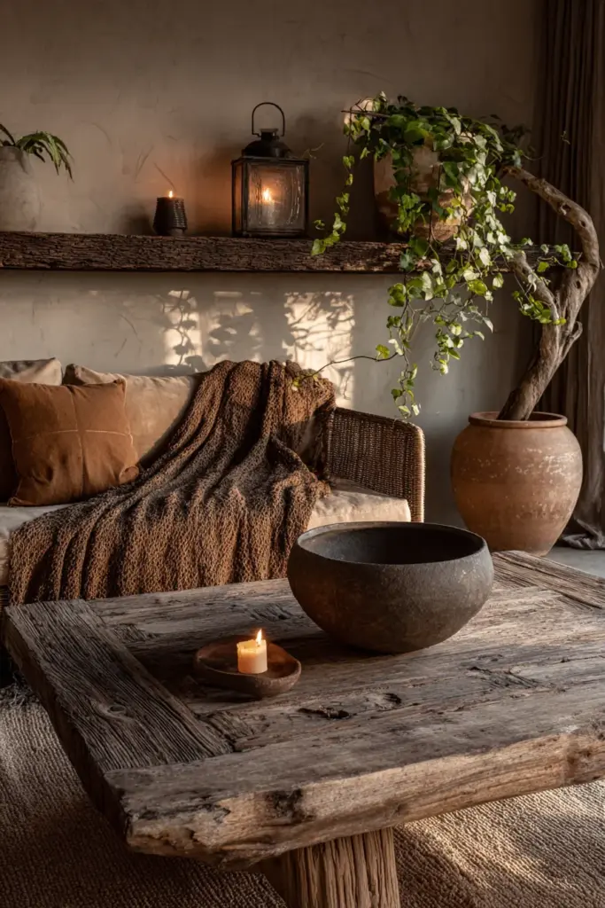 Wabi-Sabi Living Room Mood