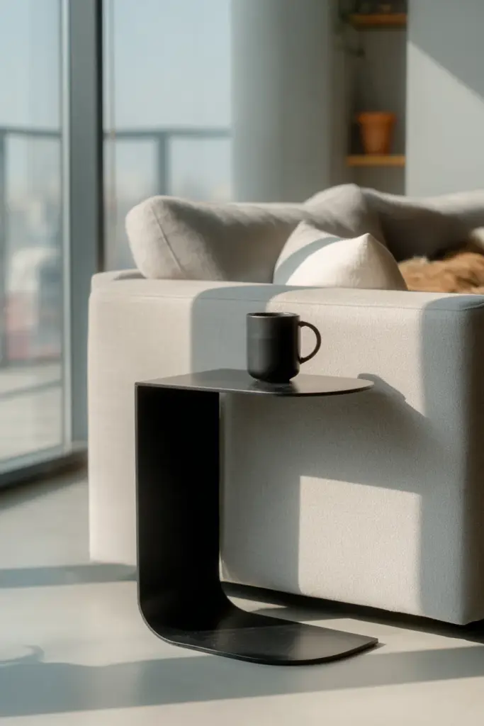 C-Shaped Table — Clear Floor Setup