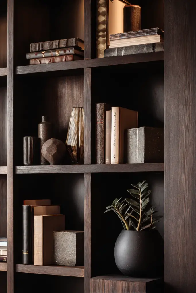 Curated Eclectic Shelfscape
