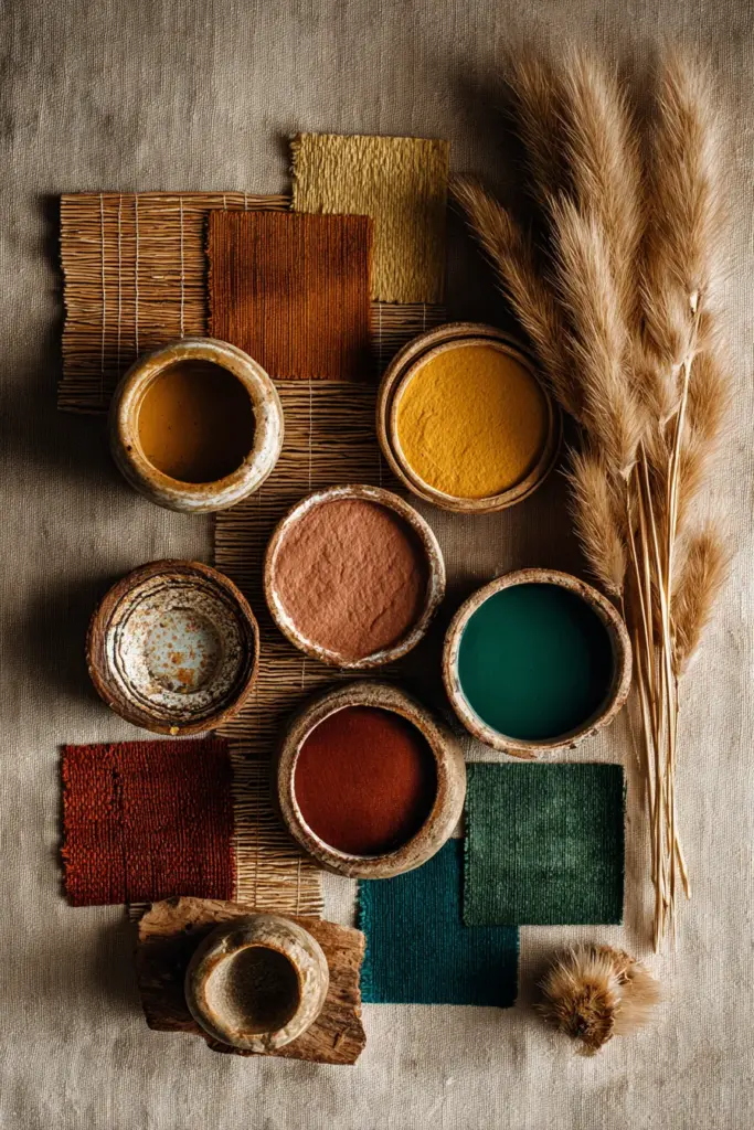 Earthy Boho Color Palette Mood