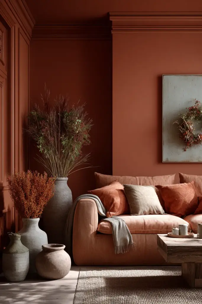Earthy Color Palette Room