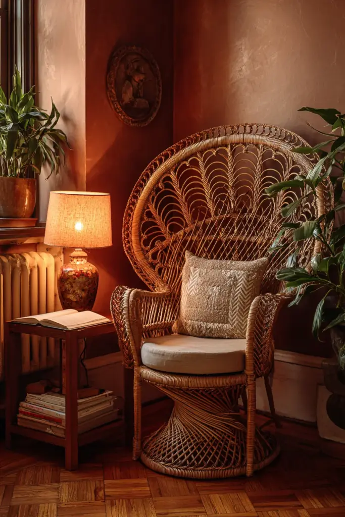 Eclectic Accent Chair Corner