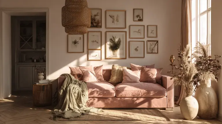 Eclectic Feminine Living Room