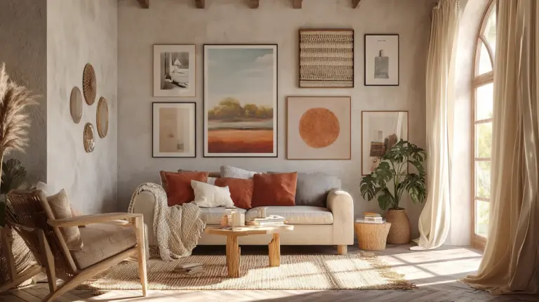 Eclectic Living Room Art — Featured Hero