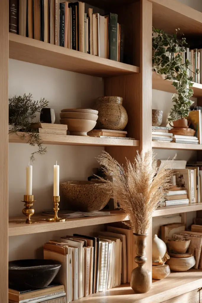 Eclectic Shelf Styling