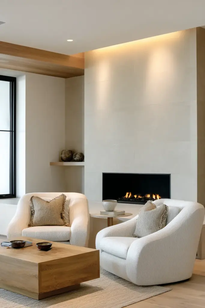 Fireplace Furniture Layout