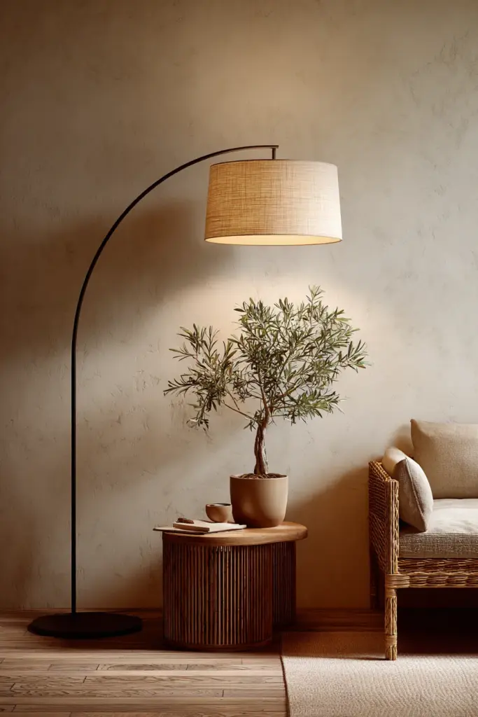 Floor Lamp in Corner