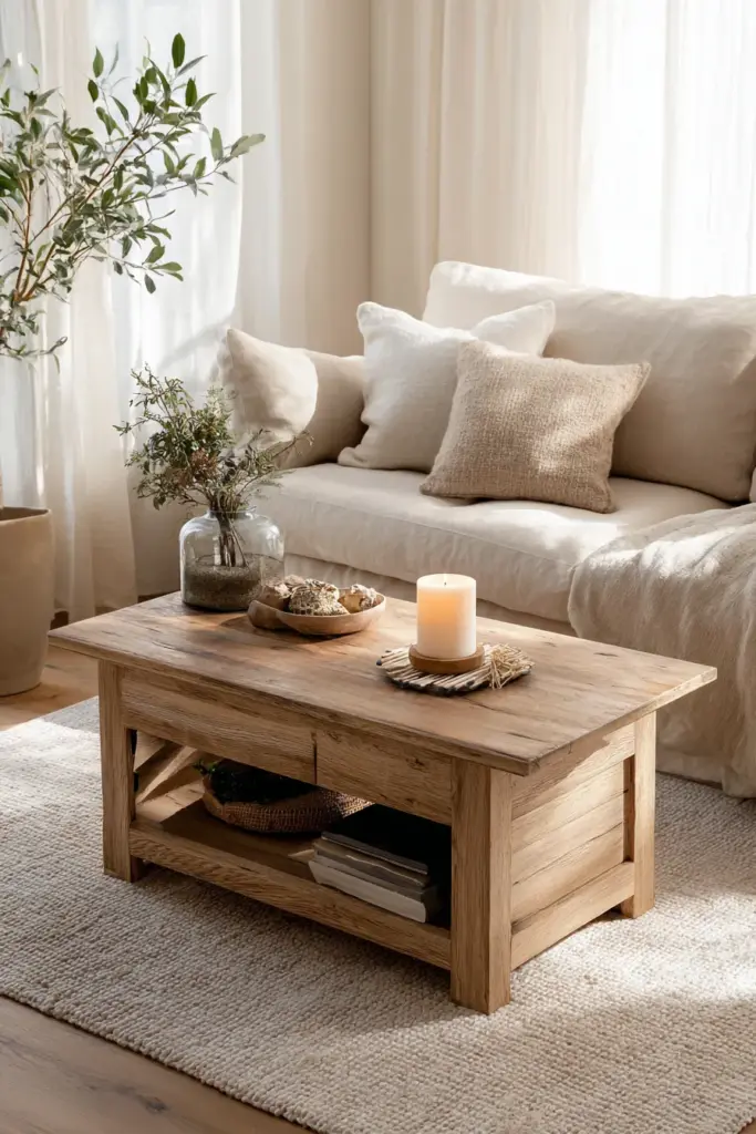 Hidden Storage Coffee Table Styled