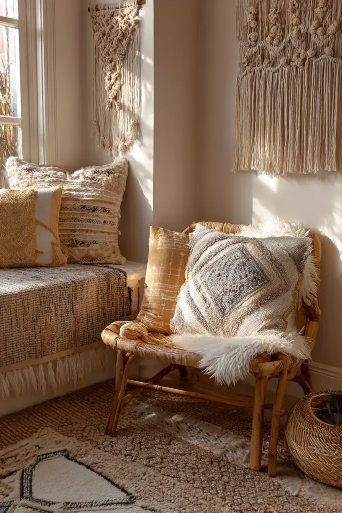 Layered Boho Textures and Textiles