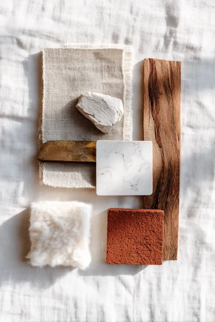 Material Palette Flat Lay