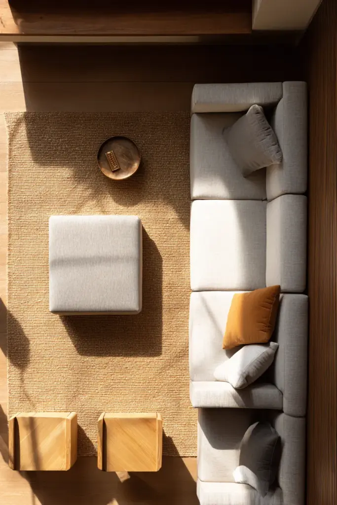Ottoman Size Guide Flat Lay Styling