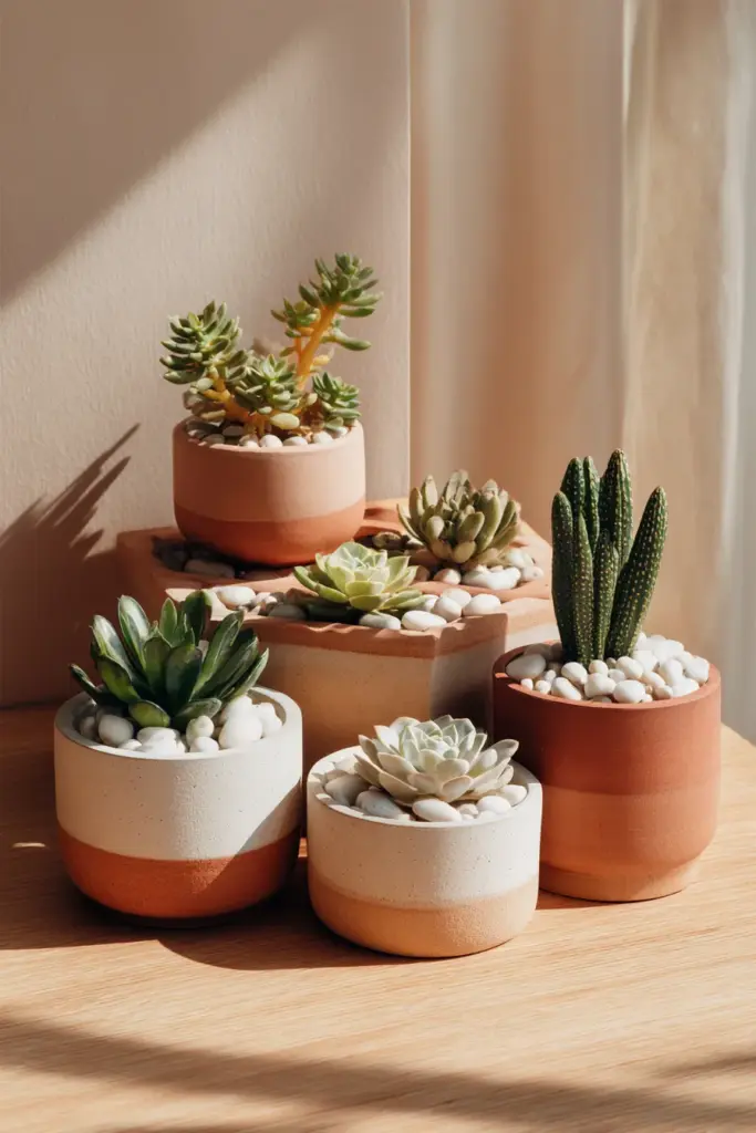 Planter and Pot Styling Flatlay