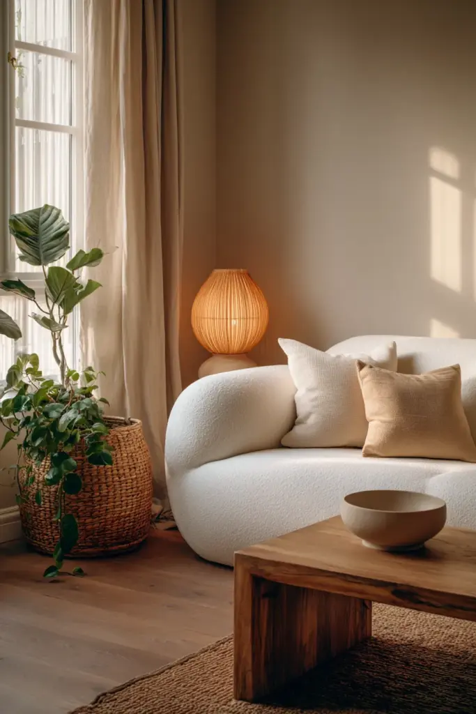 Rattan and Plant Corner
