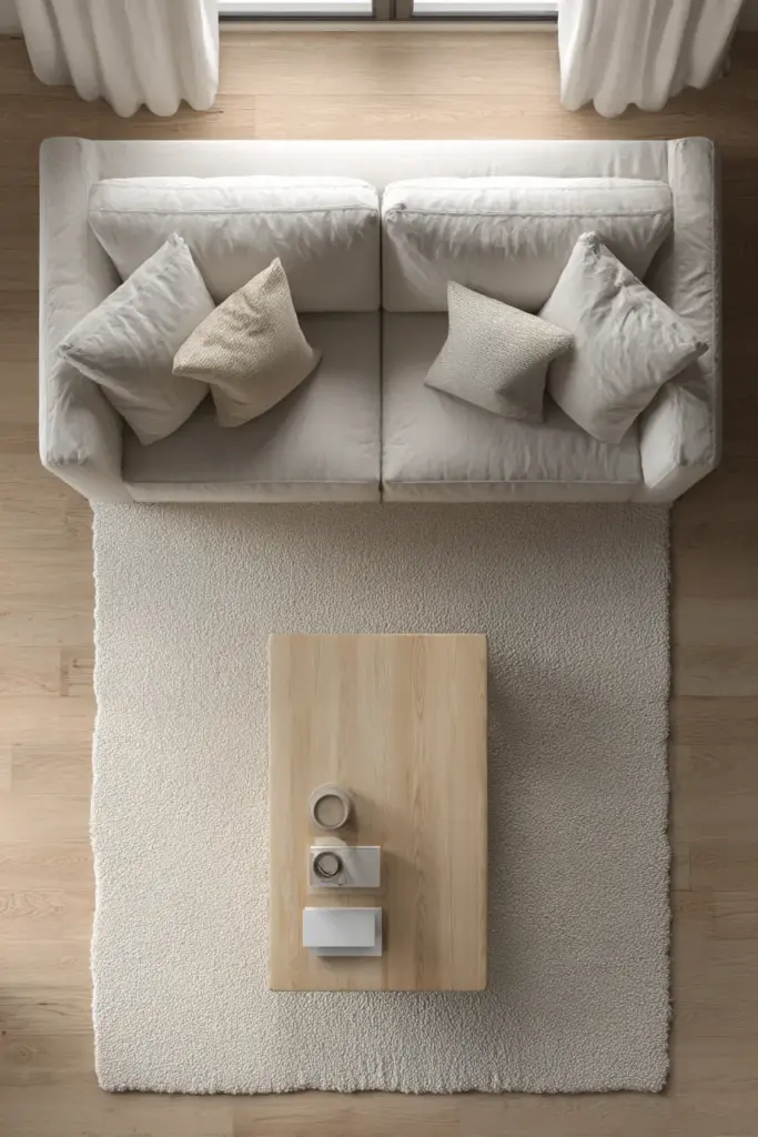 Rug Size Guide Visual