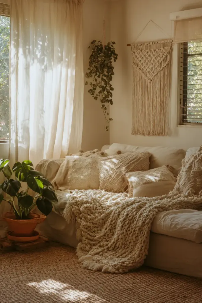Scandi Boho Living Room