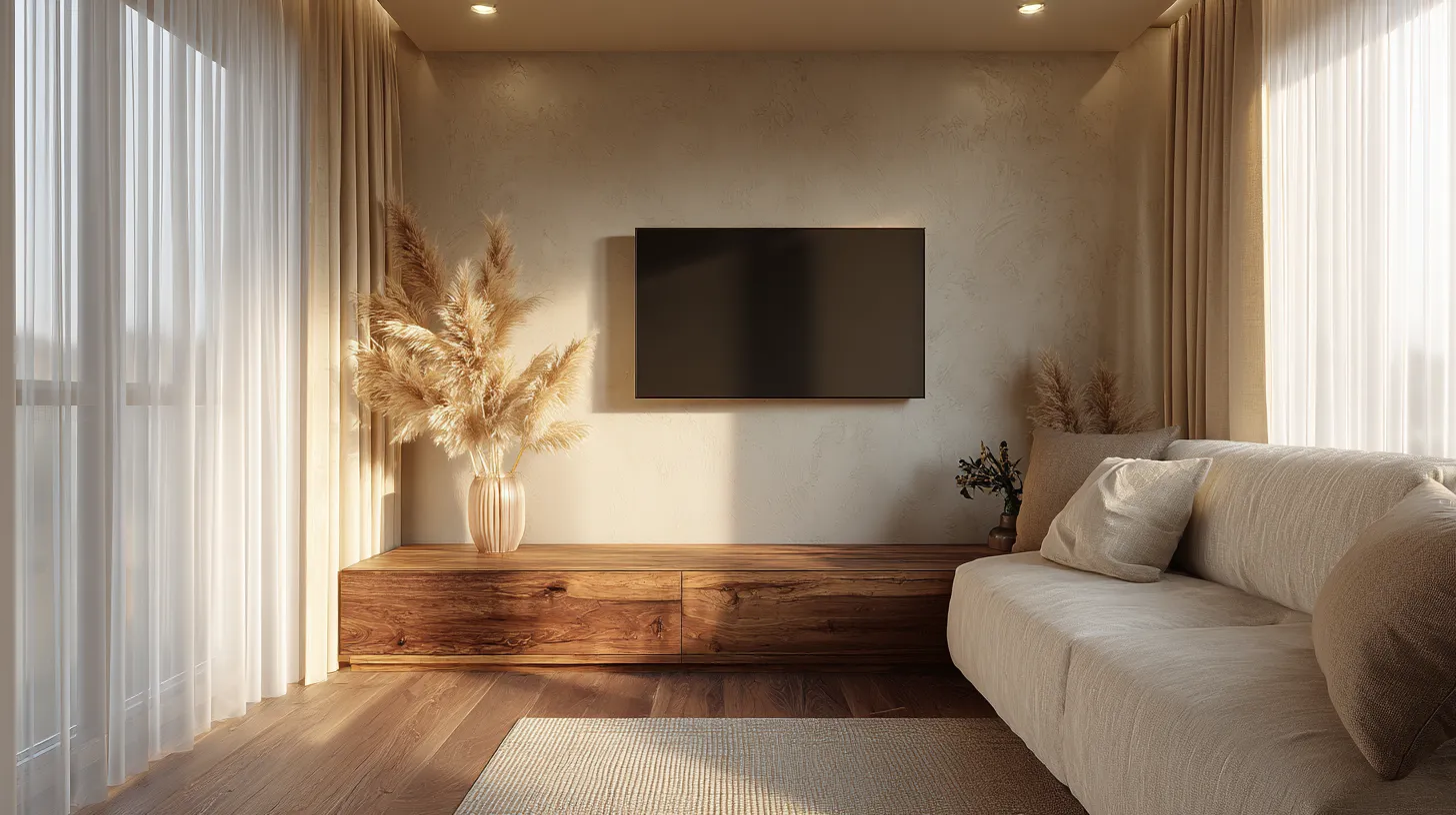 Small Living Room TV Placement – Featured