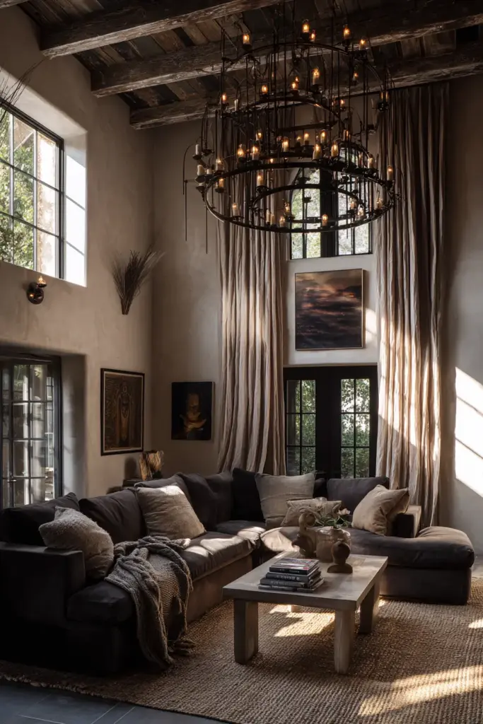 Statement Chandelier High Ceiling