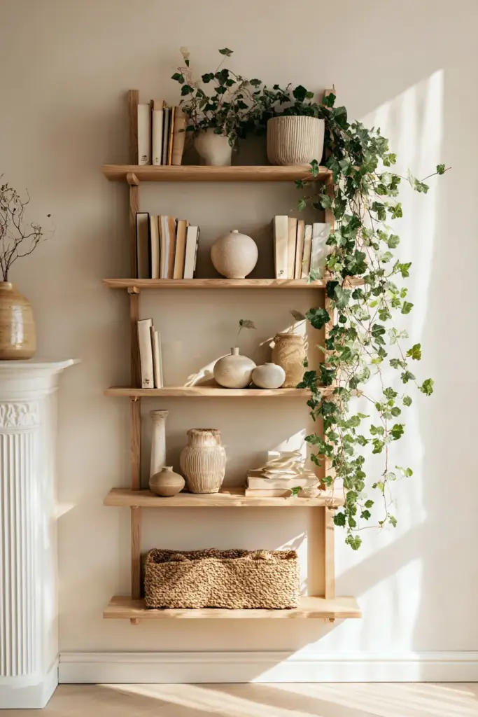 Vertical Shelving & Storage Styling