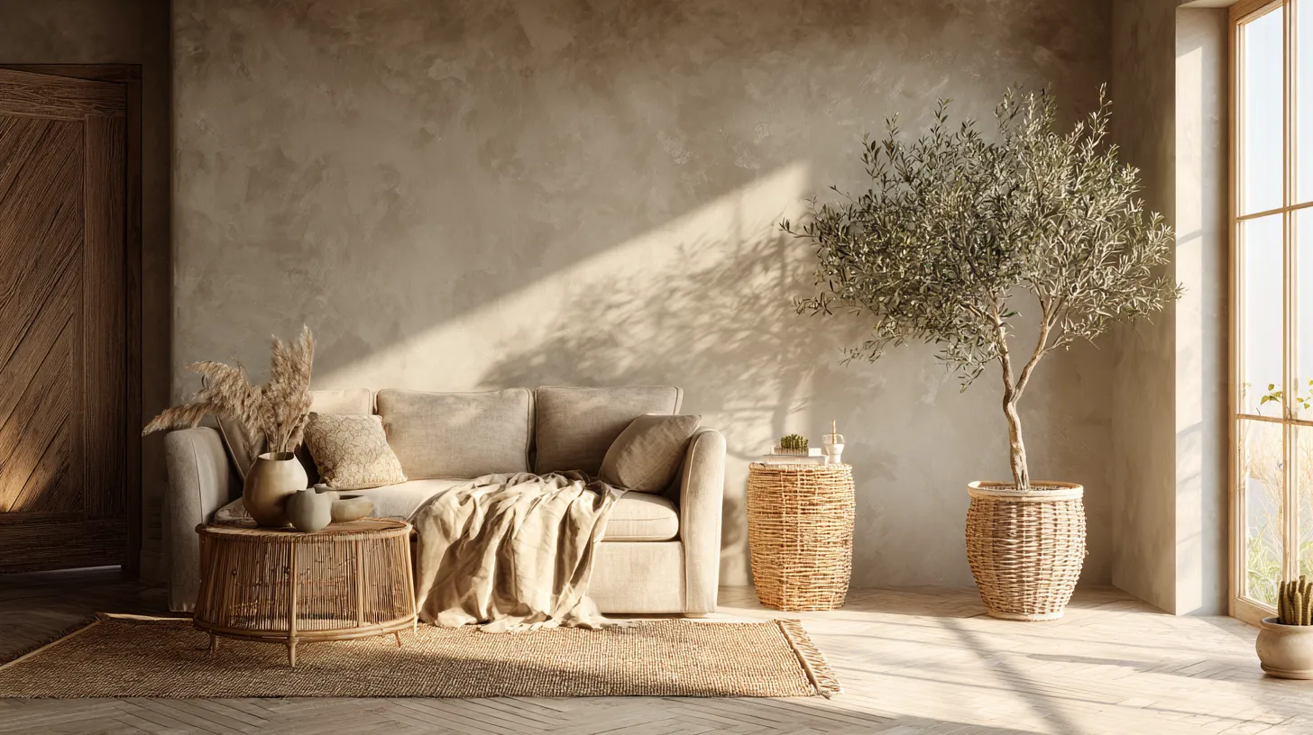 Warm Small Living Room — Natural Light
