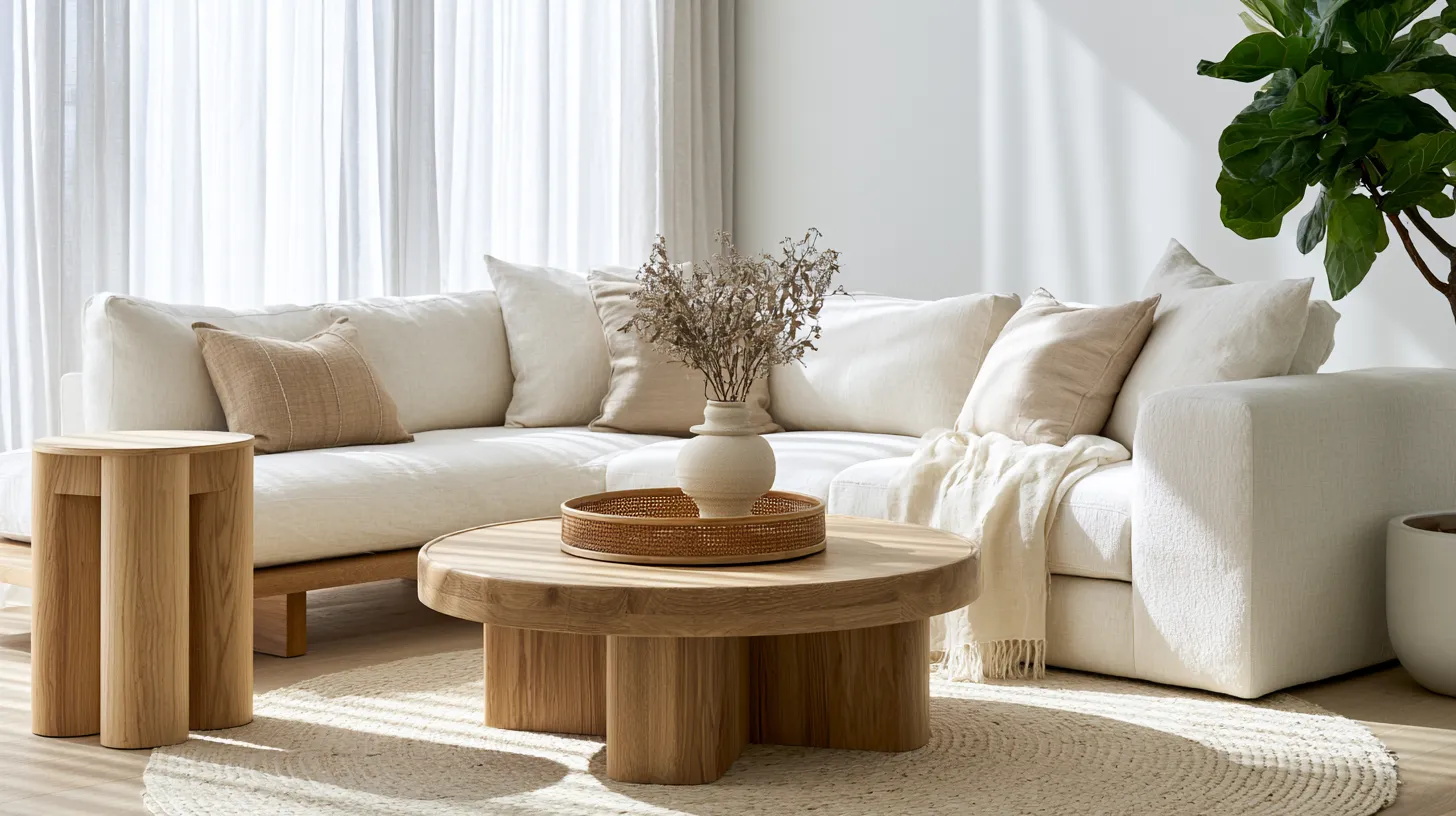 Airy Japandi Living Room