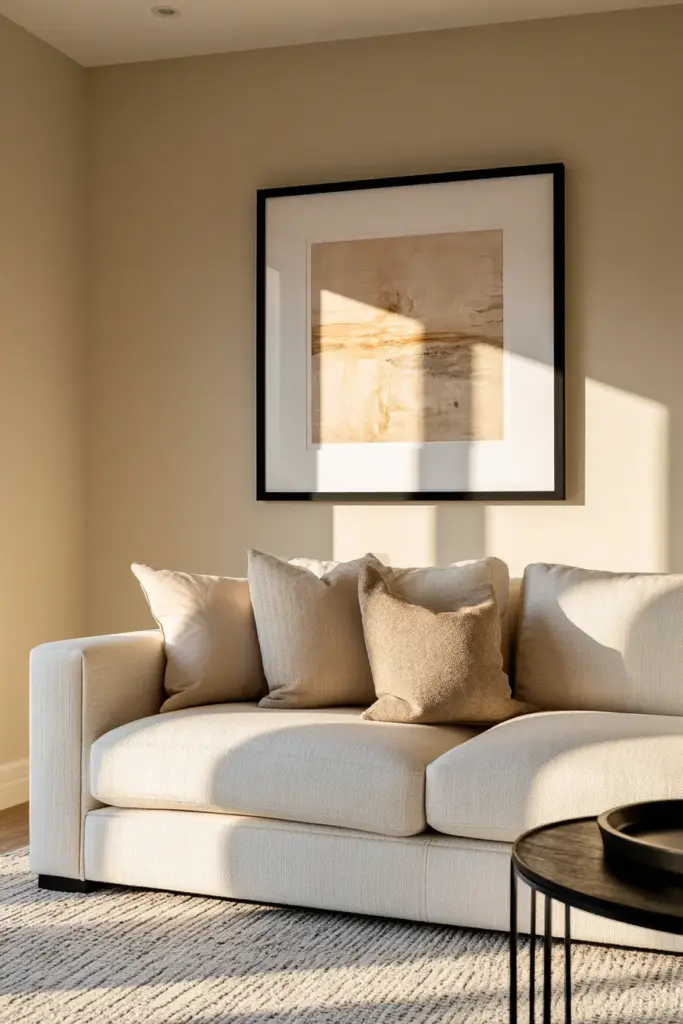 Anchor Art Piece Above Sofa