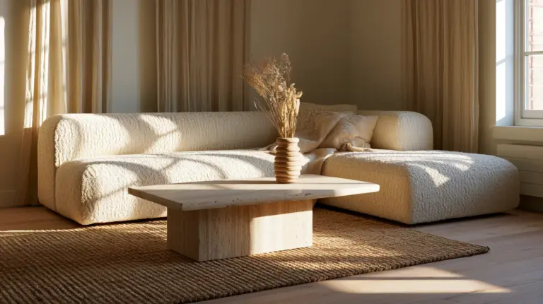 Architectural Living Room Layout — Featured