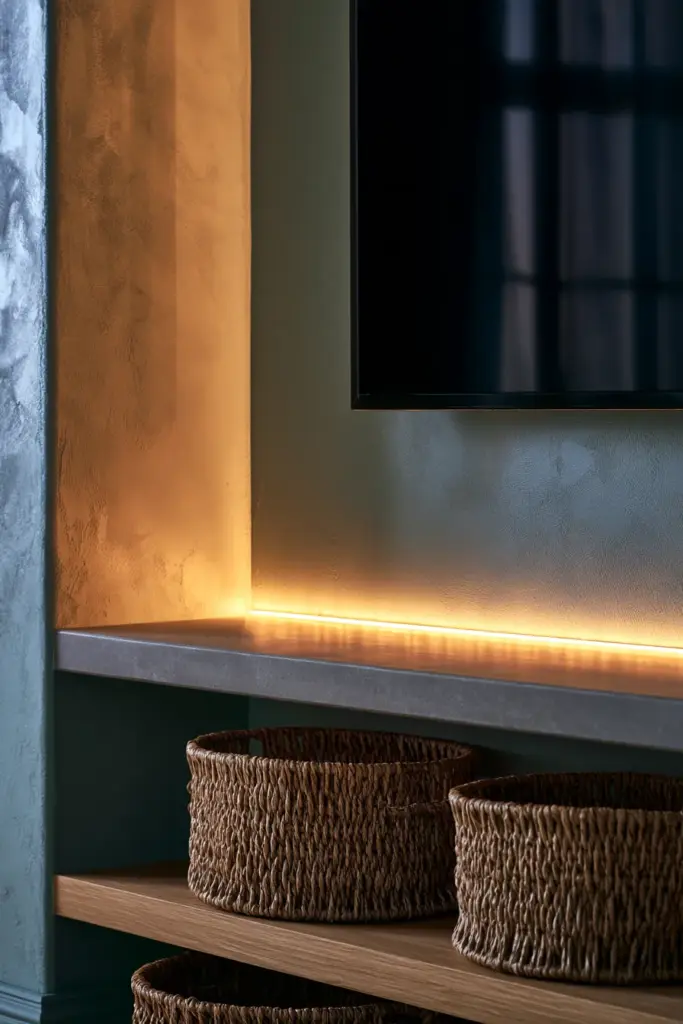 Bias lighting behind TV