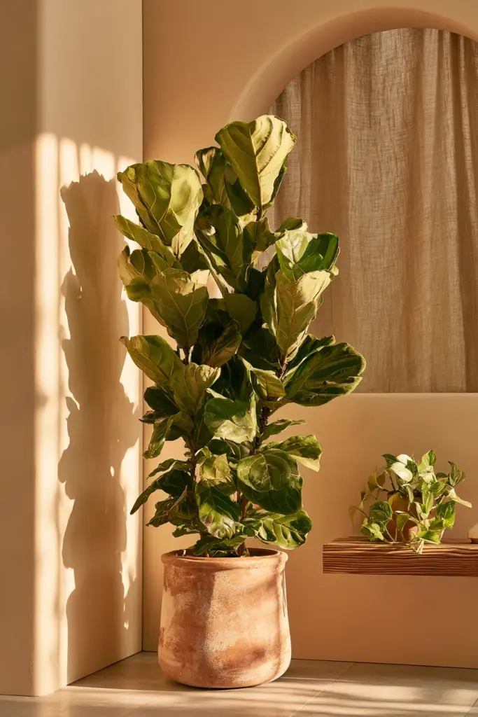 Biophilic Corner with Plants