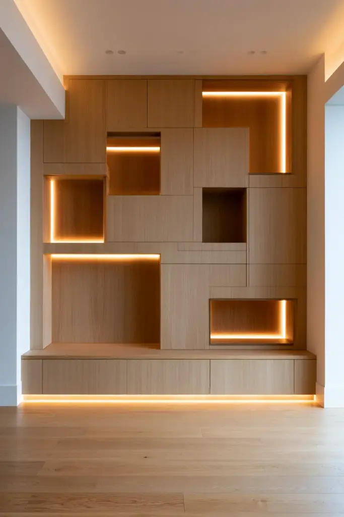 Built-In Media Wall