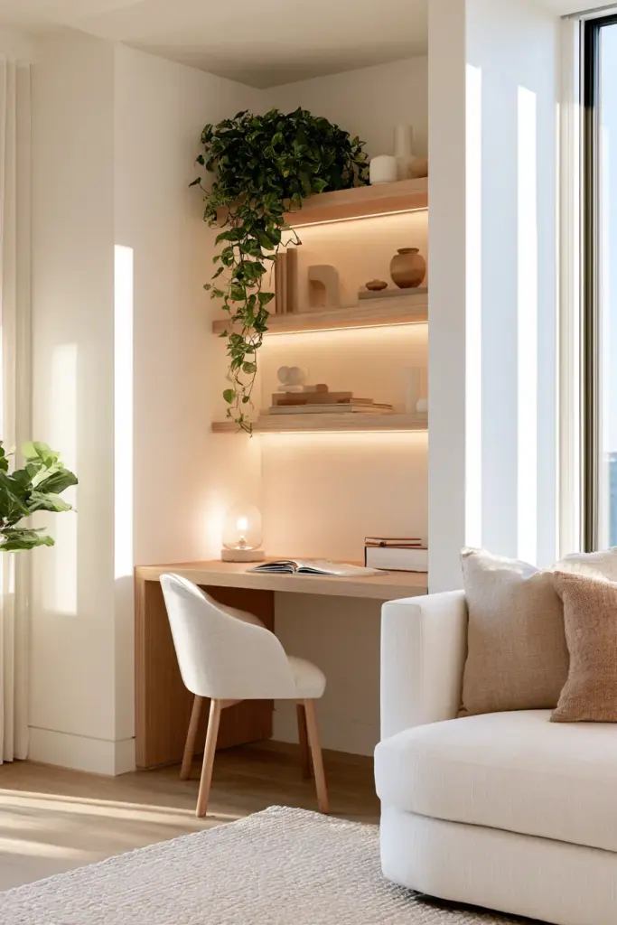 Corner Nook Desk Placement