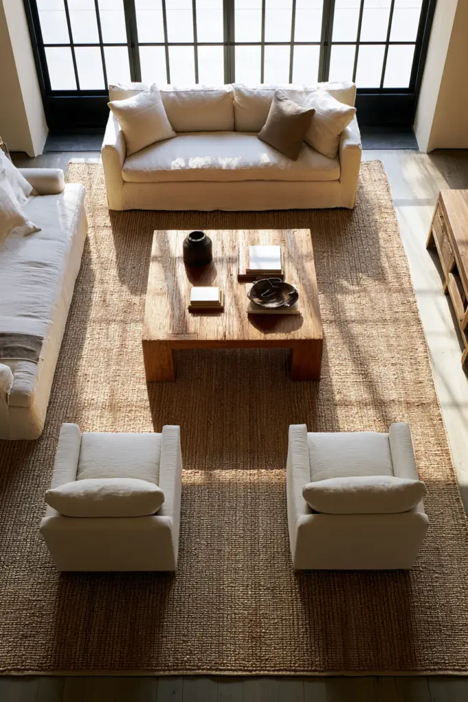 Correctly Sized Area Rug
