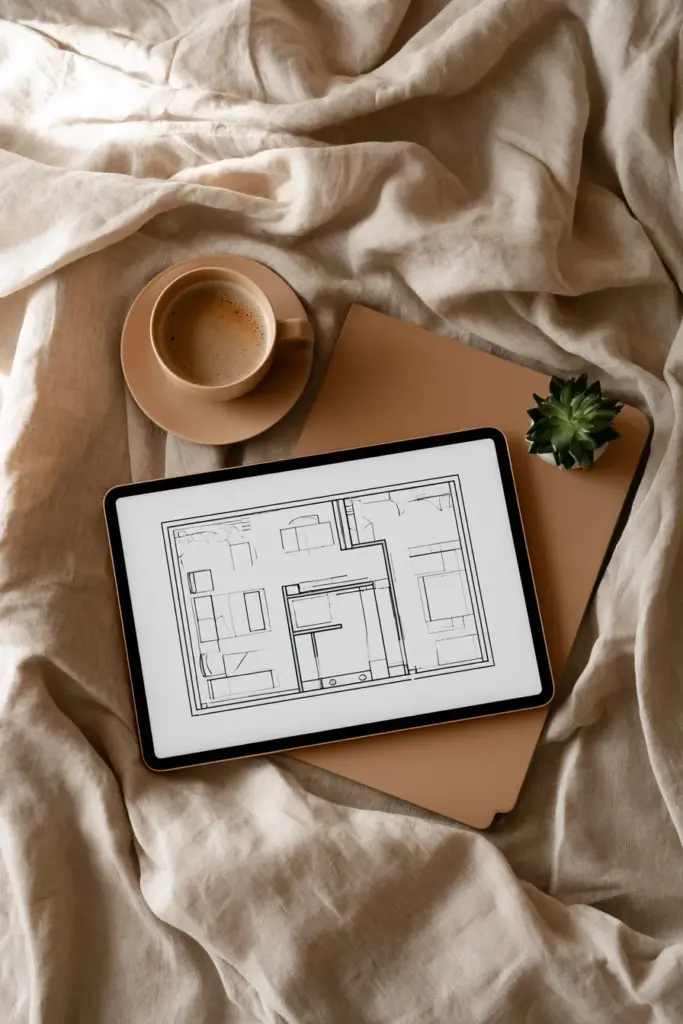 Digital Room Layout Planner Screen Mood
