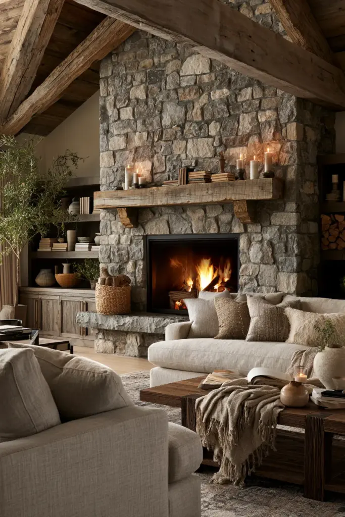Fireplace and TV Focal Point Balance