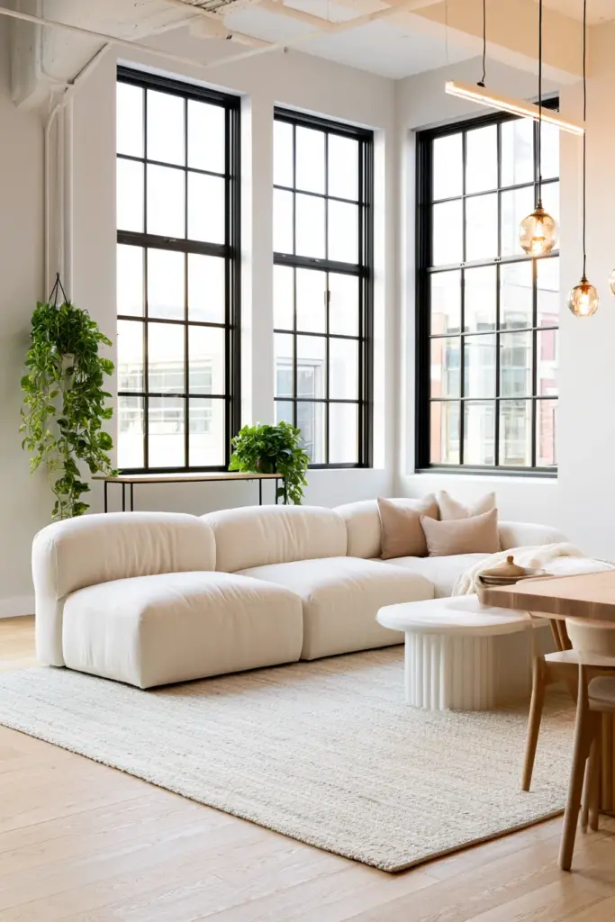 Floating Sectional Open Plan