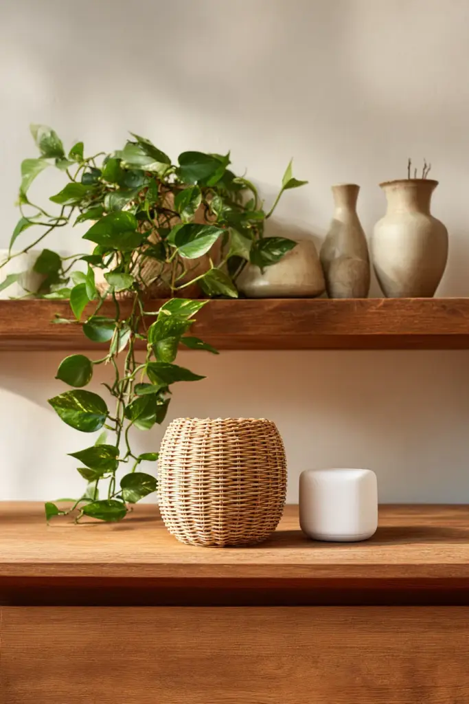 Hidden Tech in Natural Décor